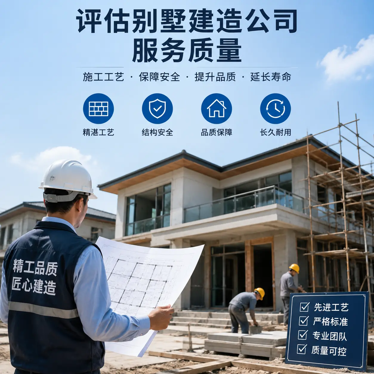 如何评估 望谟 别墅建造公司的服务质量？